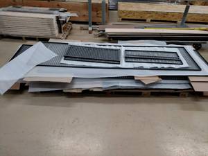 lot 425 image: Approx. (13) Decorative Steel Panel...