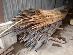lot 451 image: (3) Bundles Hardwood Drops...
