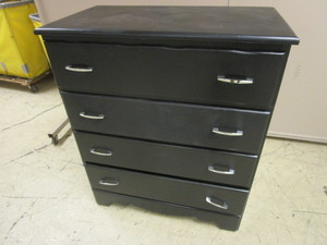 lot 528 image: WOOD DRESSER, WITH FOUR DRAWERS