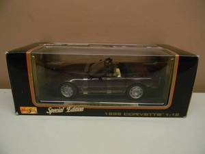 MAISTO SPECIAL EDITION 1996 CORVETTE 31830 LT-4 CONVERTIBLE - 118 SCALE DIE CAST - RARE PURPLE - NEW IN BOX - SEE PICTURES