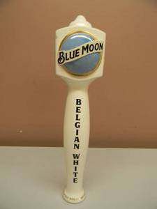 VINTAGE BLUE MOON TAP HANDLE - APPROX 12 TALL - NICE - SEE PICTURES