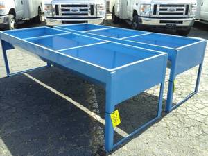 lot 708 image: Pair of Large Livestock TroughRaised Flower Beds