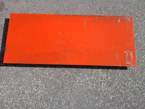 lot 715 image: Blank AdapterPush Plate (Skid Steer Attachment)