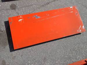 lot 716 image: Blank AdapterPush Plate (Skid Steer Attachment)