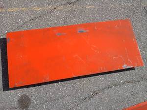 lot 717 image: Blank AdapterPush Plate (Skid Steer Attachment)