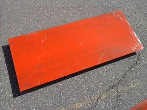 lot 718 image: Blank AdapterPush Plate (Skid Steer Attachment)
