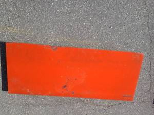 lot 809 image: Blank AdapterPush Plate (Skid Steer Attachment)