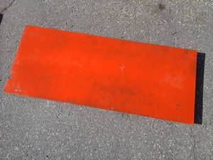 lot 810 image: Blank AdapterPush Plate (Skid Steer Attachment)