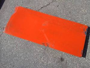 lot 811 image: Blank AdapterPush Plate (Skid Steer Attachment)
