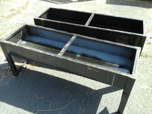 lot 812 image: Pair of Small Livestock TroughRaised Flower Bed