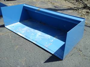 70 Skid Steer Snow Bucket (Quick Attach)