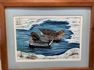 lot 18 image: Original Donna Torgerson 21 x 27 Painting