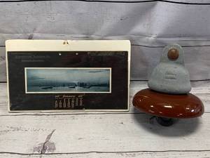 lot 22 image: 113 Year Old Calendar & 1965 Insulator