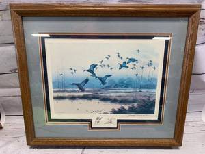 lot 25 image: Jerry Raedeke Signed & Numbered 20 x 23 Artwork
