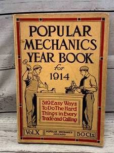 lot 39 image: 1914 Popular Mechanics Yearbook