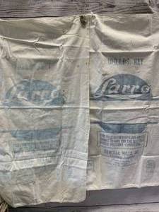 lot 52 image: Lot of 2 Vintage General Mills 100lb Flour Bags