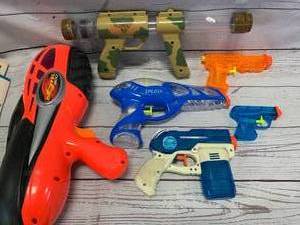 lot 103 image: Lot of 6 Kids Toy Guns