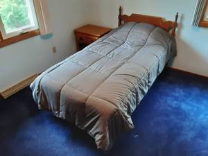 lot 6 image: Night Stand & Twin Bed