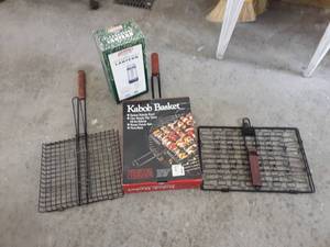 lot 28 image: Kabob Baskets & Coleman Lantern