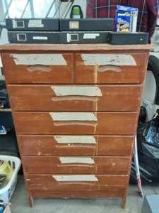 lot 58 image: 6-Drawer Chest & Contents