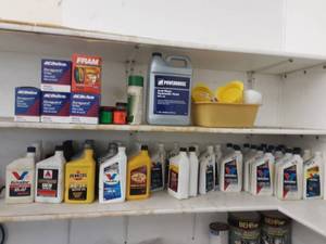 lot 84 image: Oil, Filters, Funnels & More