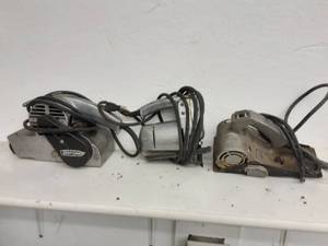 lot 85 image: Craftsman Belt Sander, Jig Saw, Power Plane