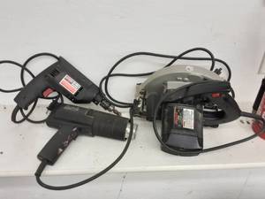 lot 86 image: Skil Saw, Skil Drill, Heat Gun