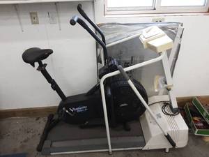lot 88 image: Vitamaster Air Bike & Healthmate Treadmill