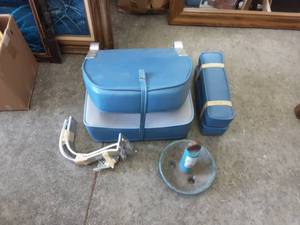 lot 93 image: Boat Seat & Anchor