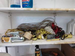 lot 130 image: Ratchet Straps, Rope, Hitch Ball, Hitch