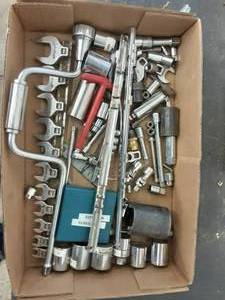 lot 136 image: Sockets, Extensions, Adapters, Crows Foot Wrenches