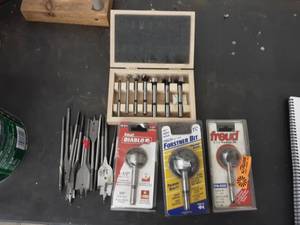 lot 147 image: Spade & Forstner Bits