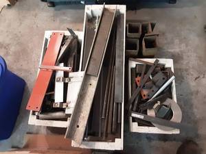 lot 168 image: 3-Rolling Boxes With Metal Scrap