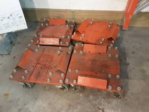 lot 169 image: 4-Rolling Car Dollies