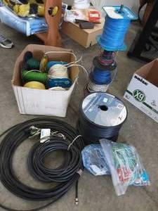 lot 180 image: Wiring-Copper & Coax