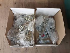 lot 208 image: 2-Boxes Of New Hardware.  Removal From Upper Loft.
