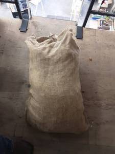 lot 210 image: Burlap Sacks.  Removal From Upper Loft.