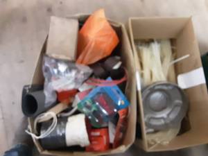 lot 214 image: Zip Ties, Electrical, Automotive Related.  Removal From Upper Loft.
