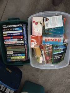 lot 226 image: 2-Bins Of Books Down Stairs