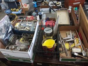 lot 242 image: Hardware, Hardware Organizer, Paint Brushes
