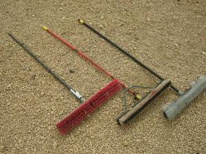 lot 30 image: 3 Push Brooms