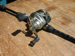 lot 64 image: Okuma-GSX Elite II Fishing Reel-Rod Combo