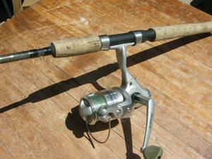 lot 65 image: Shakespeare-Abu Garci Fishing Reel-Rod Combo