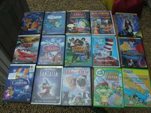 lot 83 image: Classic Disney DVDs