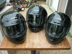 lot 96 image: 3 Raider Brand Protective Helmets