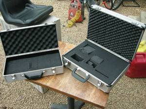 lot 98 image: 2 Hardside Foam Cases