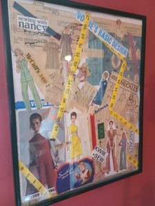 lot 28 image: Framed Sewing Themed Pictures