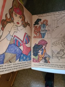 lot 39 image: Vintage Giant Wonder Woman Coloring Book