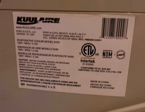 lot 49 image: Kuulaire Portable Air Conditioner