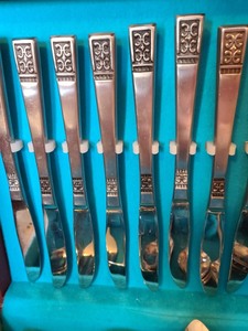 lot 55 image: Andante Grace Stainless Flatware Set with Box